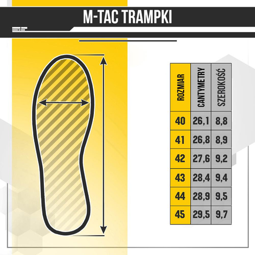 M-Tac - Trampki taktyczne - Khaki - MTC-8603008-KH