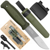 Morakniv - Nóż survivalowy Kansbol z zestawem przetrwania - Zielony - 13912 