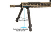 UTG - Dwójnóg składany Recon Flex - 8"-12" - M-LOK - TL-BPDM02