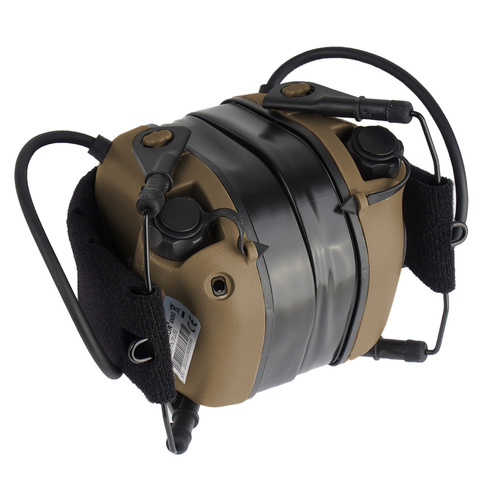 Earmor - Aktywne ochronniki słuchu M31 PLUS - NNR 22 dB - Coyote - M31-CB (PLUS)