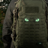 M-Tac - Naszywki odblaskowe Tiger Eyes Laser Cut - Para - Ranger Green - 51140023