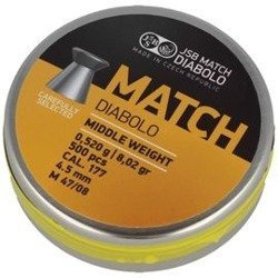 JSB - Śrut do wiatrówki Yellow Match Middle Weight - 4.51 mm - 500 szt. - 000016-500