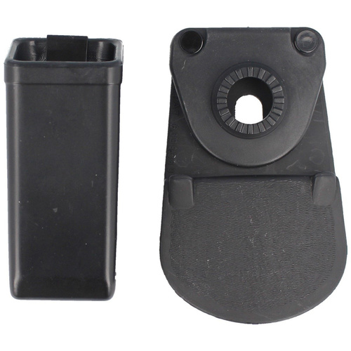 ESP - Ładownica na magazynek 9 mm / .40 - Montaż płetwa Fobus Paddle - Czarny - MH-24 BK