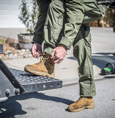 Helikon - Spodnie wojskowe MBDU Modern Battle Dress Uniform - NyCo Ripstop - RAL 7013 - SP-MBD-NR-81