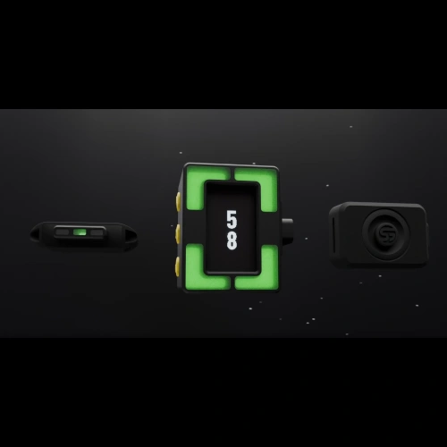 Shooters Global - Poziomica elektroniczna LED+LCD SG Pulse Pro - USB-C - Picatinny - Czarna