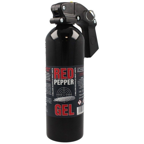 Gaz pieprzowy Graphite Red Pepper - Żel - HJF - 750 ml - Czarny - 11700-H-BLK