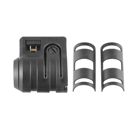 MFT - Montaż oświetlenia na broń - Tubus .75'' / .825'' - 1'' - Picatinny - Czarny - TSM-BL