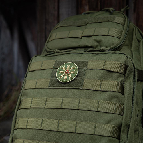 M-Tac - Naszywka 3D PVC Hełm Grozy - Olive - 51221001