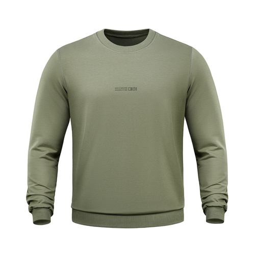 M-Tac - Bluza klasyczna Born by Revolution typu Crewneck - Light Olive - 20107038