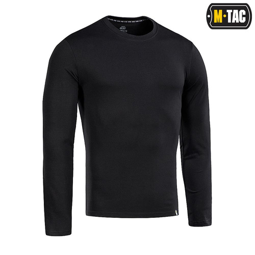 M-Tac - Koszulka wojskowa z długim rękawem - Czarna - 20067002