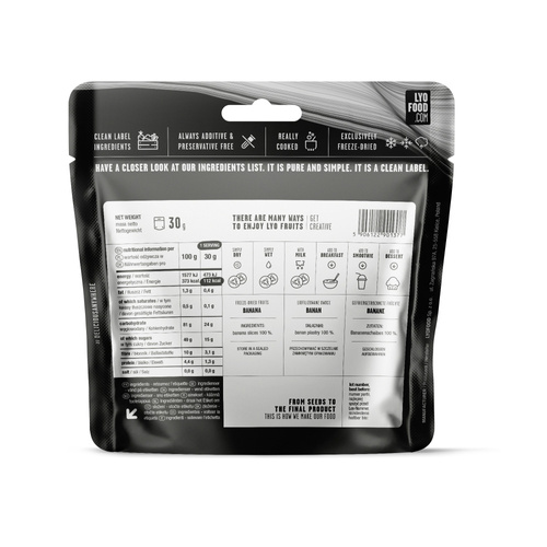 LyoFood - Liofilizowana racja żywnościowa Lyo Expedition - Banan - 30 g
