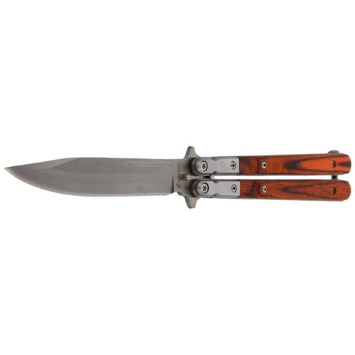 Martinez Albainox - Nóż motylkowy Balisong Wood 100 mm - 02071