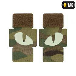 M-Tac - Naszywki odblaskowe Tiger Eyes Laser Cut - Para - MultiCam - 51140008