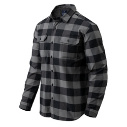 Helikon - Koszula z długim rękawem Greyman - Nylon Sorona Blend - True Grey Checkered - KO-GMN-NS-PW