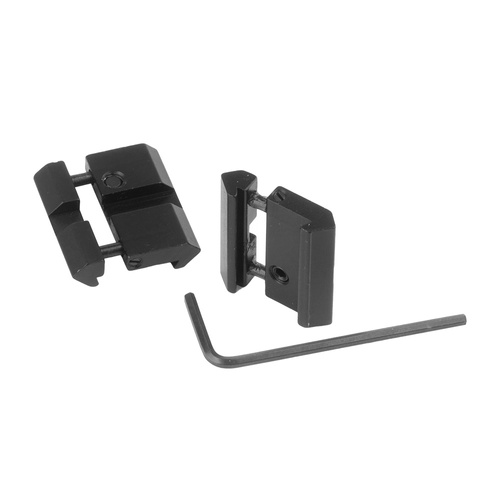 Vector Optics - Adapter / przejściówka na szynę montażową Dovetail / Picatinny - 11 mm / 21 mm - 2 szt. - SCRA-06B