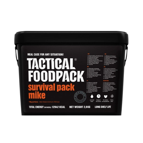 Tactical Foodpack - Zestaw liofilizowanych racji żywnościowych Survival Pack Mike - 12942 kcal - C0020