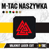 M-Tac - Naszywka Laser cut Valknut kwadrat - Czerwony / Czarny - 51162233