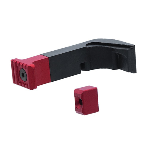 Strike Industries - Powiększony zwalniacz magazynka do Glock Gen 1/2/3 - Czerwony - SI-G3-MagRelease-RED