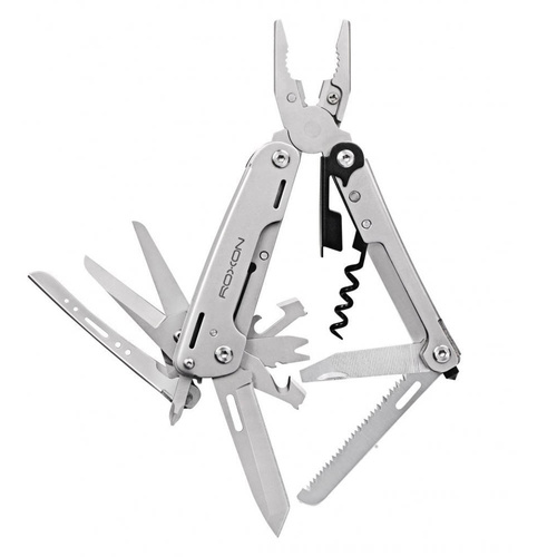 Multitool Roxon Storm S801S z zestawem bitów - Szary perłowy - CM1334