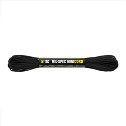 M-Tac - Paracord Minicord Mil-Spec - 2,2 mm - 15 m - Czarny - 10546002