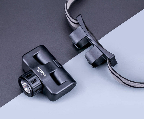 NEXTorch - Latarka czołowa akumulatorowa LED Max Star - 1200 lm - Czarna - MAX STAR