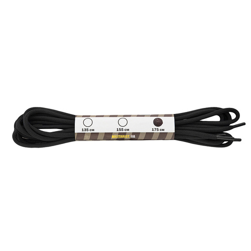 M-Tac - Sznurówki z impregnacją - Nylon - Czarny - MTC-HNG-LACE-BK-155