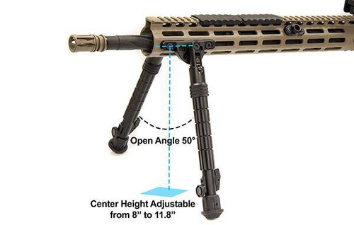 UTG - Dwójnóg składany Recon Flex - 8"-12" - M-LOK - TL-BPDM02