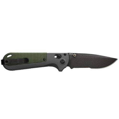 Benchmade - Nóż składany 430SBK Redoubt - D2 - Szary/Zielony - 430SBK