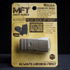 MFT - Składany przeziernik na szynę Picatinny Flip Up Rear Sight - Polimer - SDE - BUPSWR-SDE