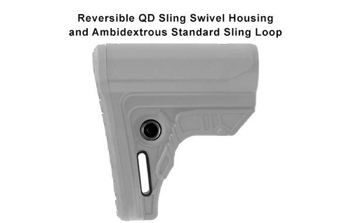 UTG - Kolba do AR 15 Pro Ops Ready S4 - Mil-Spec - Z poduszką policzkową - Czarna - RBUS4BMS