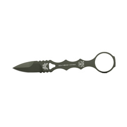 Benchmade - Nóż taktyczny Mini SOCP Dagger - Spear Point - 440C - OD Green - 177GN