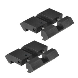 UTG - Adapter Dovetail/Picatinny - 11 mm/22 mm - 2 szt - Czarny - MNT-DT2PW01