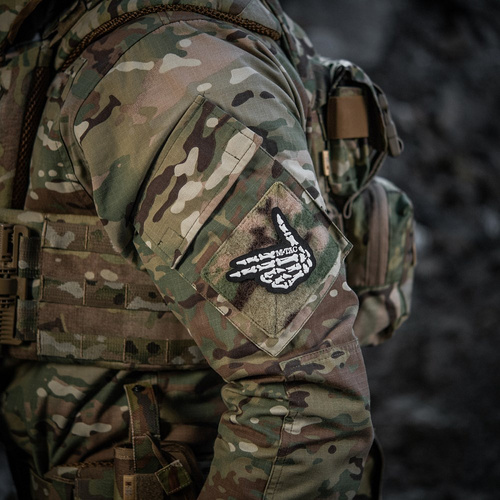 M-Tac - Naszywka Skeleton Shooter - Haft - Cordura 500D - Czarny - 51375002