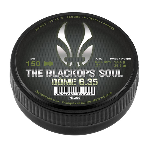 Black Ops - Śrut do wiatrówki Soul Dome - 6,35 mm - 150 szt. - PB309