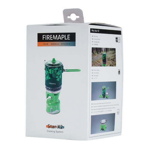 Fire Maple - Kuchenka turystyczna gazowa Star X2 - Zielona - FMS-X2