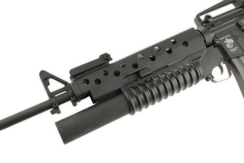 Specna Arms - Replika karabinka SA-G02 ONE™ z granatnikiem M203 - Czarny