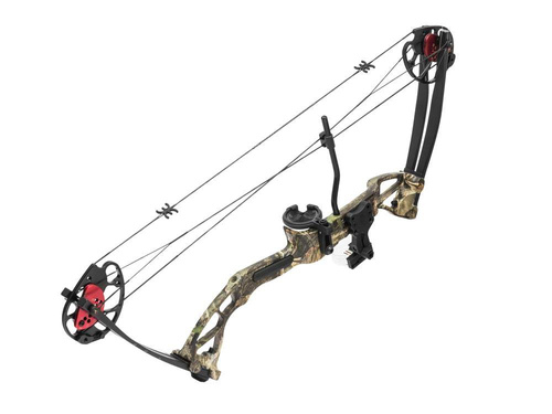 Poe Lang - Łuk bloczkowy Rex Quad - 20-65 lb - 28" - Camo - CO-029F