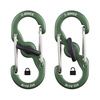 Nite Ize - Zestaw karabinków S-Biner MicroLock Aluminum - 5 Sztuk - Assorted - LSBMA-A2-5R7