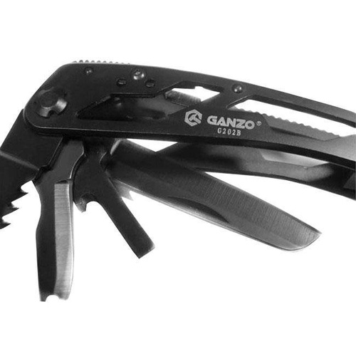 Multitool Ganzo G202-B z zestawem bitów - 14 narzędzi - G202-B