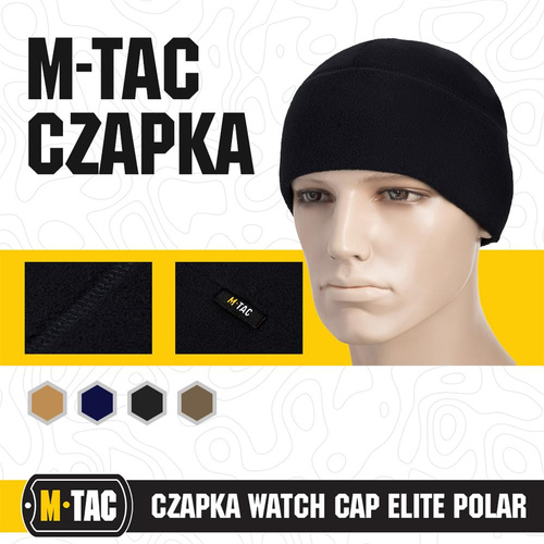M-Tac - Czapka zimowa Watch Cap Elite - Polarowa - Dark Navy Blue - 40002015