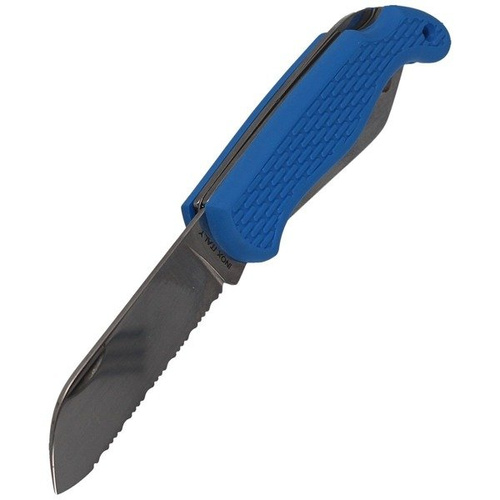 MAC Coltellerie - Nóż żeglarski składany - Niebieski - BOAT 2 BLUE