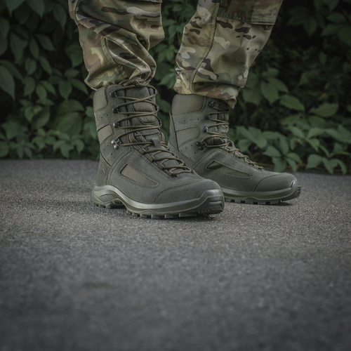 M-Tac - Buty taktyczne letnie - Antypoślizgowa podeszwa - Zamsz/Cordura - Ranger Green - 1JJ213/2LV