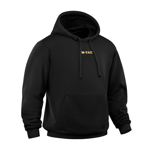 M-Tac - Bluza z kapturem Hoodie Worn to the Bone - Czarna - 20554002