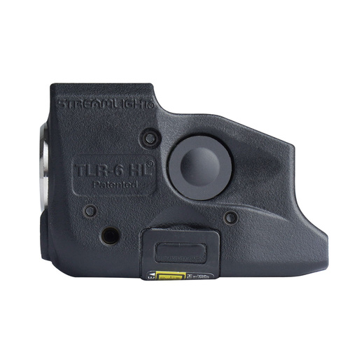 Streamlight - Latarka taktyczna na broń z laserem TLR-6 HL G - Glock Rail Mount - Czarny - L-69353