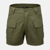 Helikon - Spodenki taktyczne Cargo - PolyCo Stretch Ripstop - Olive Green - SP-CRO-SP-02