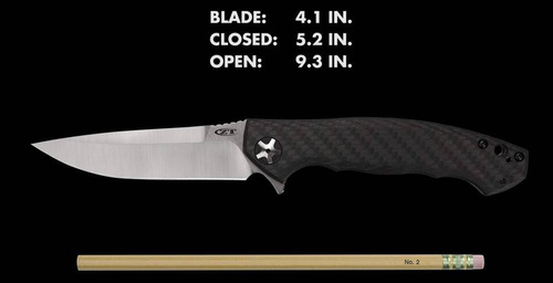 Zero Tolerance- Nóż składany ZT Sinkevich 0452CF - CPM-S35VN - Czarny - 0452CF