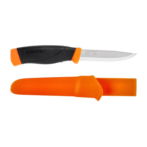 Morakniv - Nóż Companion HeavyDuty F - Stal węglowa - Pomarańczowy - 12495