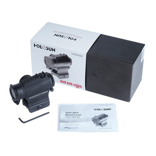 Holosun - Kolimator zamknięty HS515GM - Multi Reticle - Czarny - HS515GM