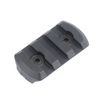 DLG Tactical - Szyna polimerowa Picatinny montowana na M-LOK - 3 sloty - Czarny - DLG-109