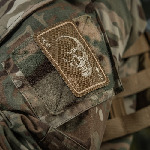 M-Tac - Naszywka morale patch Face of War - Cordura - Coyote - 51389005